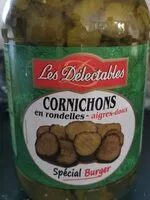 Mängden socker i Cornichons en rondelles