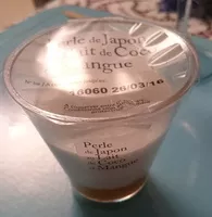 Mängden socker i Perle de Japon au lait de coco et mangue