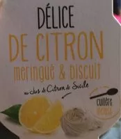Mängden socker i Délices de citron Meringue et biscuits