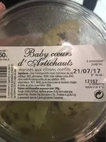 Mängden socker i Baby coeur d'artichauds