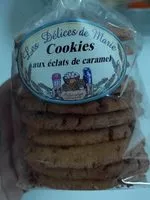 Mängden socker i Cookies aux éclats de caramel