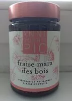 Mängden socker i Fraise mara des bois