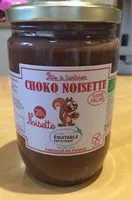 Mängden socker i Choko noisette sans palme