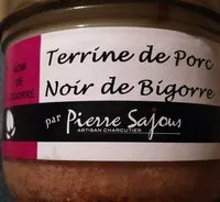 Mängden socker i Terrine de porc Noir de Bigorre