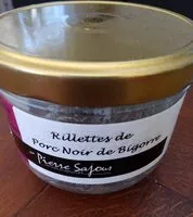 Mängden socker i Rillettes de porc noir de Bigorre