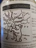 Mängden socker i Miel de châtaignier