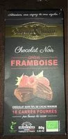 Mängden socker i Chocolat noir cœur framboise