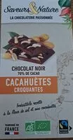 Mängden socker i Chocolat noir cacahuètes