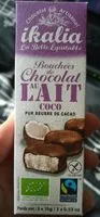 Mängden socker i Bouchee Coco Chocolat Au Lait