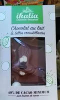 Mängden socker i Chocolat au lait et billes croustillantes