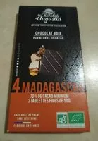 Mängden socker i Chocolat noir Madagascar