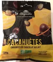 Mängden socker i Cacahuètes enrobées de chocolat au lait