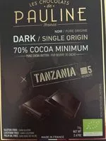 Mängden socker i Les chocolats de Pauline Tanzanie