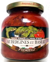 Mängden socker i Sauce tomate à l'huile d'olive, Aubergine et basilic