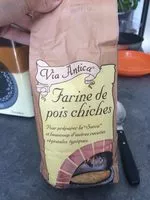 Mängden socker i Farine de pois chiches