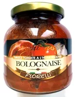 Mängden socker i Sauce tomate à l'huile d'olive Bolognaise