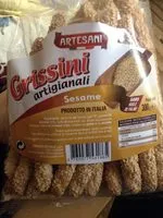 Mängden socker i Grissini artigianali sésame