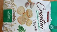 Mängden socker i Crostini - Mini bruchette grillées frottées à l'huile d'olive à l'ail et au persil