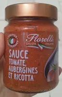 Mängden socker i Sauce tomate, aubergines et ricotta