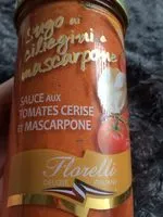 Mängden socker i Sauce tomate aux tomates cerises et au mascarpone