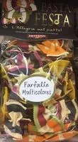 Mängden socker i Pâtes Festa FARFALLES MULTICOLORES