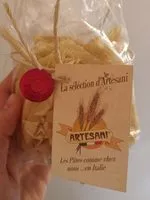 Mängden socker i Pâtes prisme ARTESANI