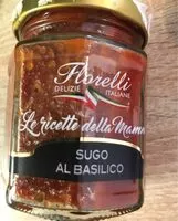 Mängden socker i Sugo al basilico