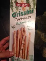 Mängden socker i Grissini Torinesi al rosmarino