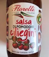 Mängden socker i Salsa di pomodori ciliegini (sauce aux tomates cerises)