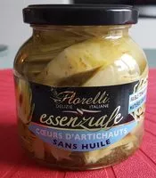 Mängden socker i Coeur d'artichauts sans huile