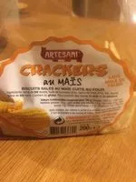 Mängden socker i Crackers au maïs