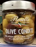 Mängden socker i Olive Confite