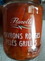 Mängden socker i Poivrons rouges pelés grillés