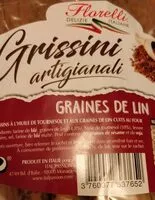 Mängden socker i Grissini artigianali