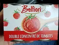Mängden socker i Double concentré de tomates