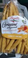 Mängden socker i Grissini artigianali courge curcuma