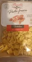 Mängden socker i Pâtes fraîches aux oeufs farcies au jambon cru