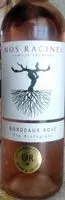 Mängden socker i Nos Racines - Bordeaux Rosé - Vin Biologique cuvée 2016 (13.5%)