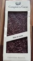 Mängden socker i Tablette noire fève de cacao
