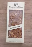 Mängden socker i Comptoir du cacao noisette caramélisée