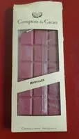 Mängden socker i Chocolat myrtilles