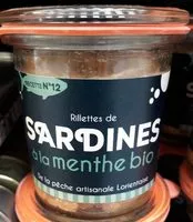 Mängden socker i Sardines à la menthe bio