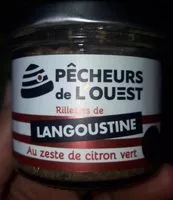Mängden socker i Rillettes de Langoustines au zeste de citron vert bio