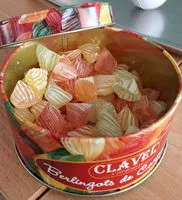 Mängden socker i Berlingots de carpentra