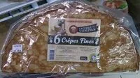 Mängden socker i Crêpes fines