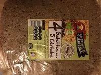 Mängden socker i 4 Galettes aux 5 Céréales