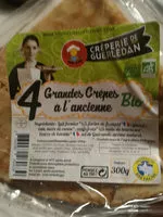 Mängden socker i 4 Grandes Crêpes à l'Ancienne Bio