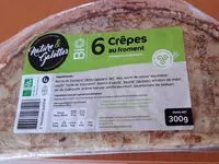 Mängden socker i 6 crêpes au froment