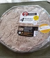 Mängden socker i 4 galettes à l'ancienne