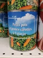 Mängden socker i petit pois et jeunes carottes à l'etuvee